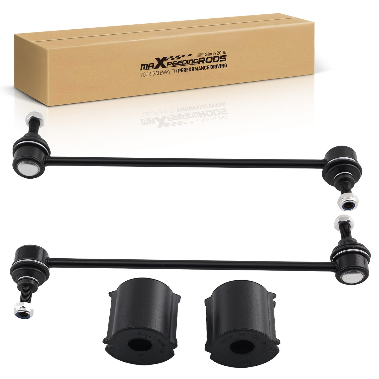 4x Front Suspension Stabilizer Sway Bar Link w/Bushing compatible For Ford Escape 2005-2012