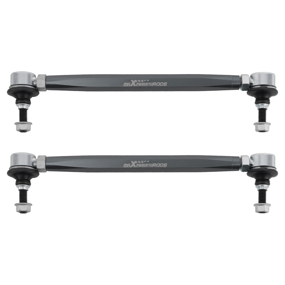 Pair Adjustable Front Sway Bar End Link 280-330mm compatible For Honda Civic 2016 2017-2019