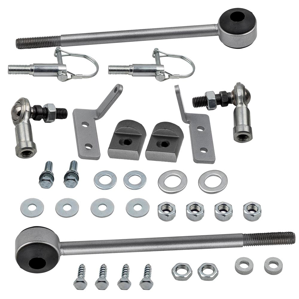 Quick Disconnect Front Sway Bar Links compatible For Jeep Cherokee XJ w/4-6inch 84-01