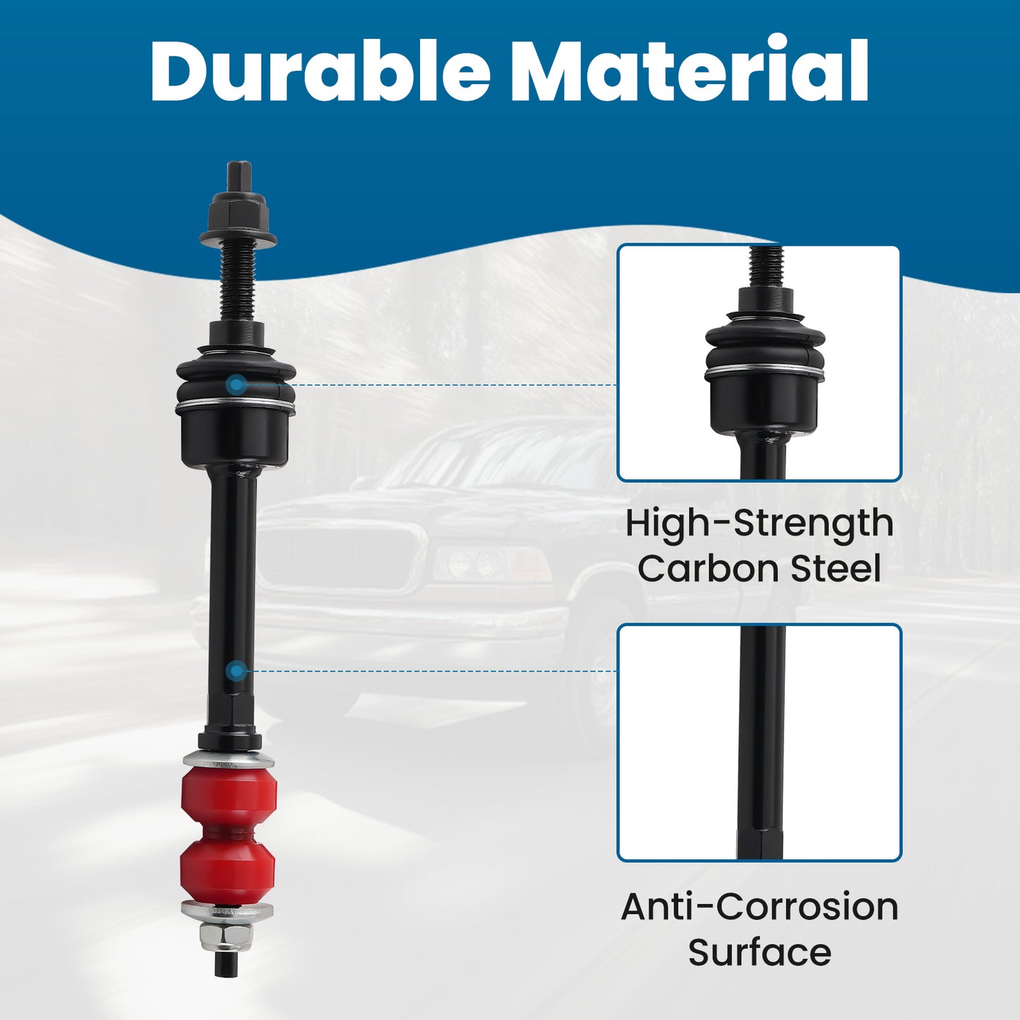 Front Stabilizer Sway Bar End Link for Dodge Ram 1500 2500 3500 2002-2016