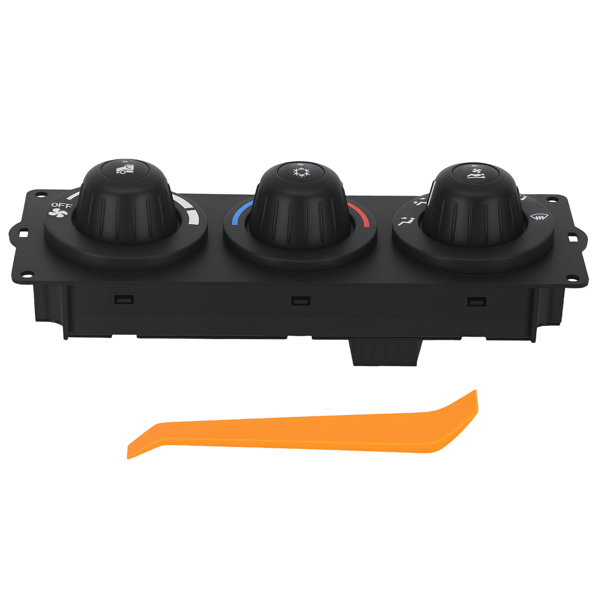 A/C Climate Control Switch Panel compatible For KENWORTH 2006-UP F21-1013-11-000 Black