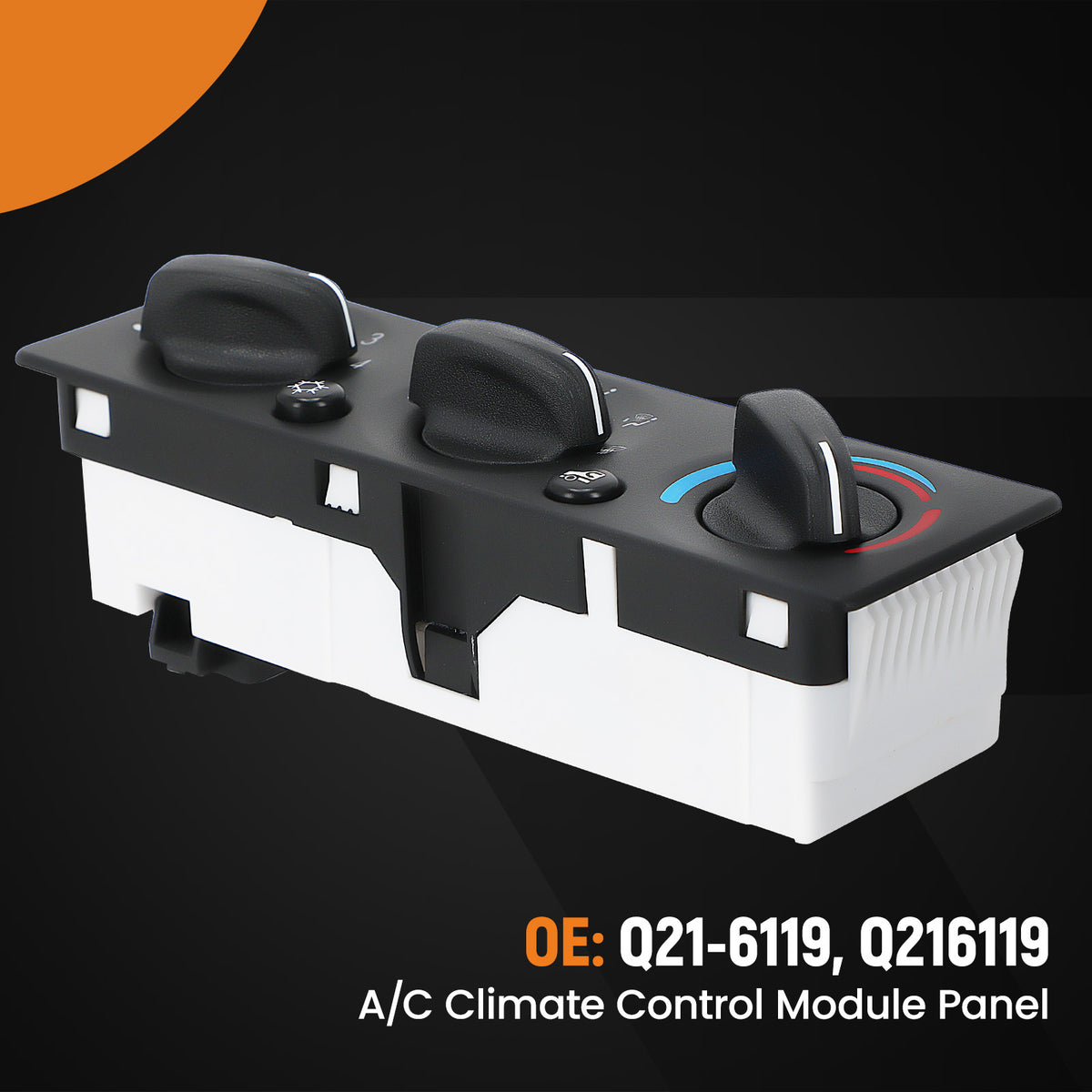 8+16 Pins A/C Heater Climate Control Module Panel Switch compatible For Peterbilt Truck