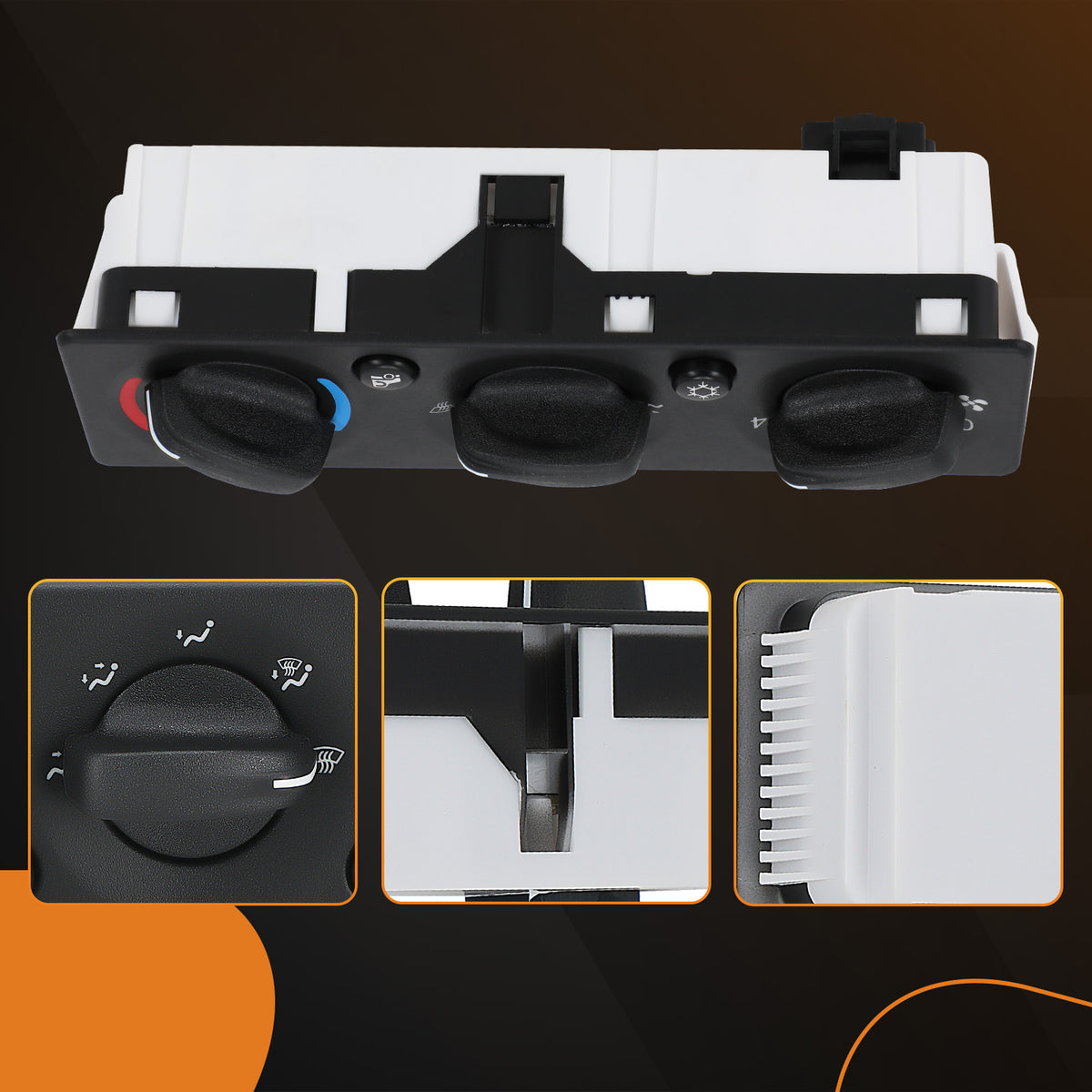 8+16 Pins A/C Heater Climate Control Module Panel Switch compatible For Peterbilt Truck
