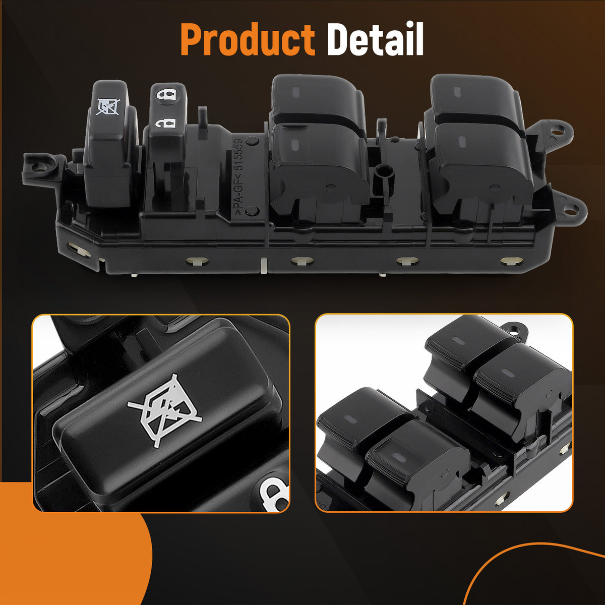 Master Power Window Door Switch compatible For Toyota Camry Prius 2012-2014 84040-33100