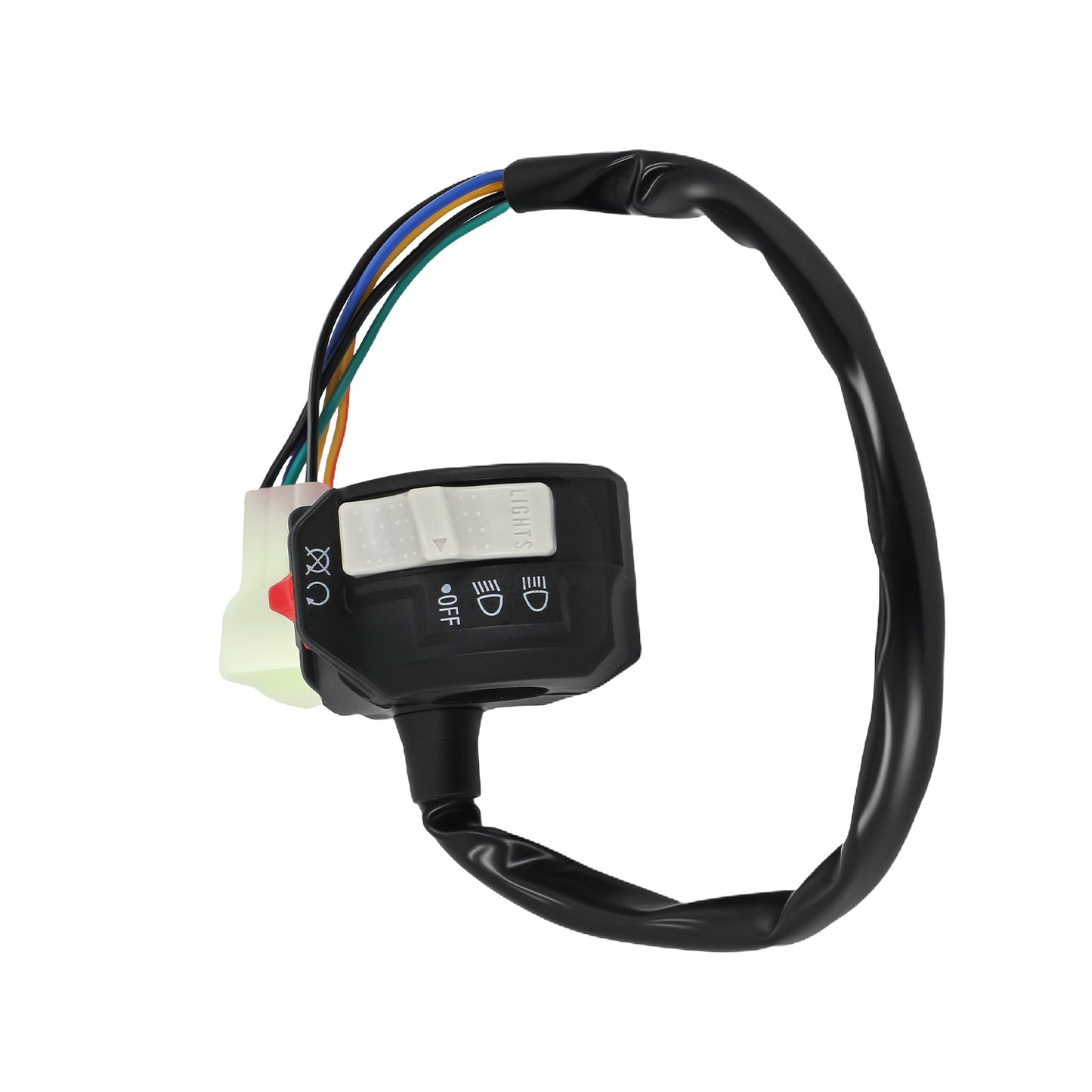 Left Handlebar Run Stop Switch Headlight compatible for Yamaha Banshee 350 YFZ350 2002-2006