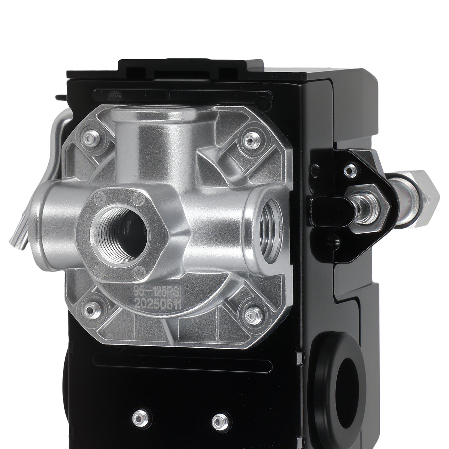 Air Compressor Pressure Switch For LF10-4H 95-125 PSI Copper Steel ABS Durable