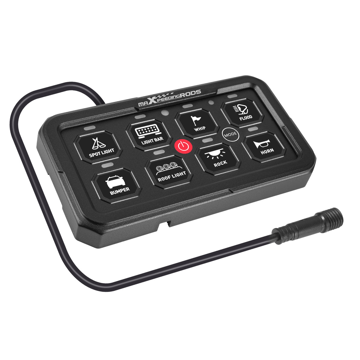 Touch Switch Panel 8 Gang For Universal Pickup UTV ATV 60A Auto Dimming Control