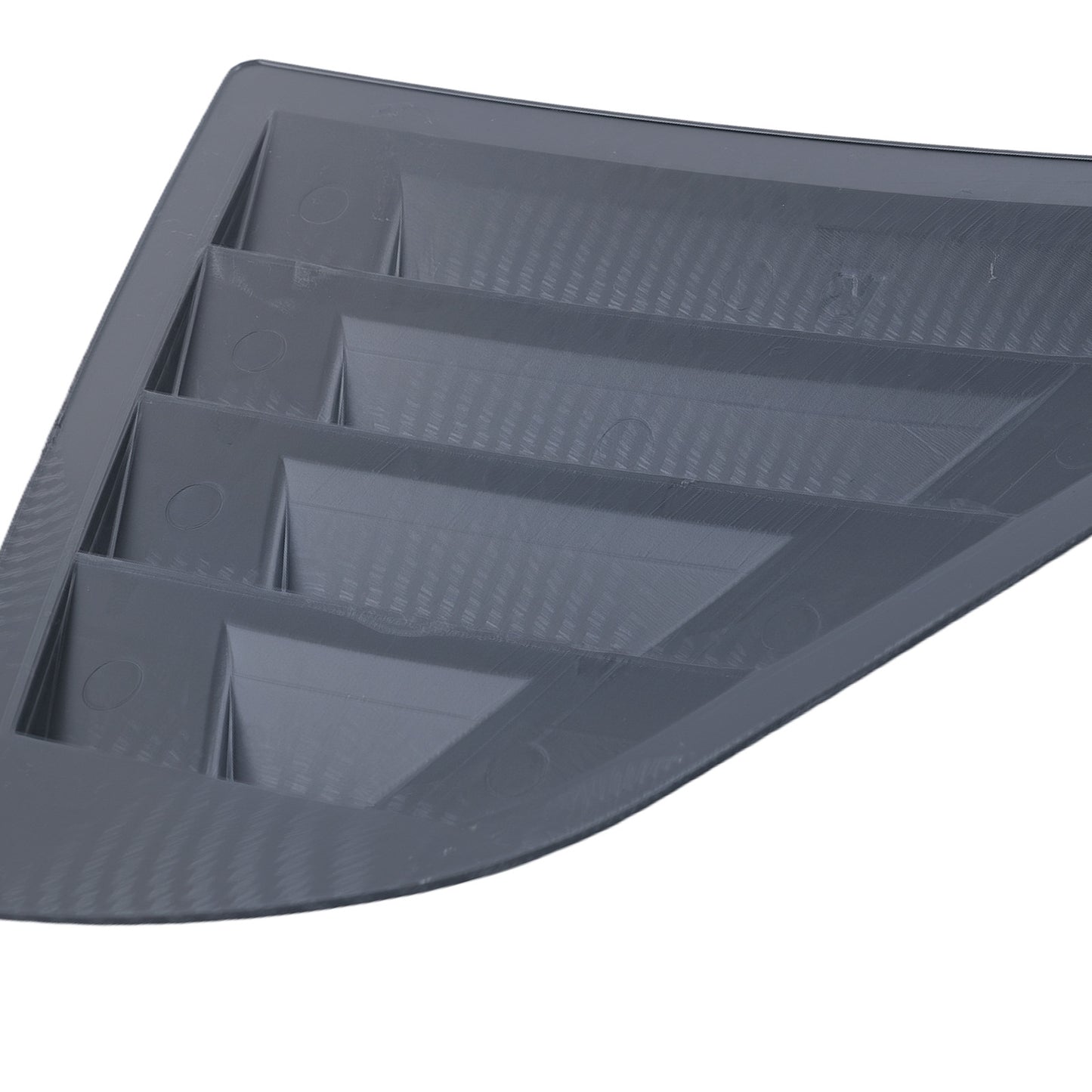 Carbon Fiber Look Quarter Window Louvers ABS compatible For Toyota Camry 2018-2024 Painted