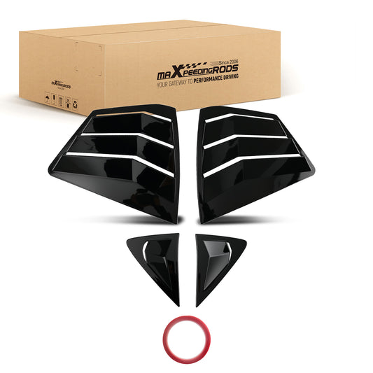 ABS Gloss Cover Sun Shade Cover Side Window Louvers compatible for Toyota Camry 2025+