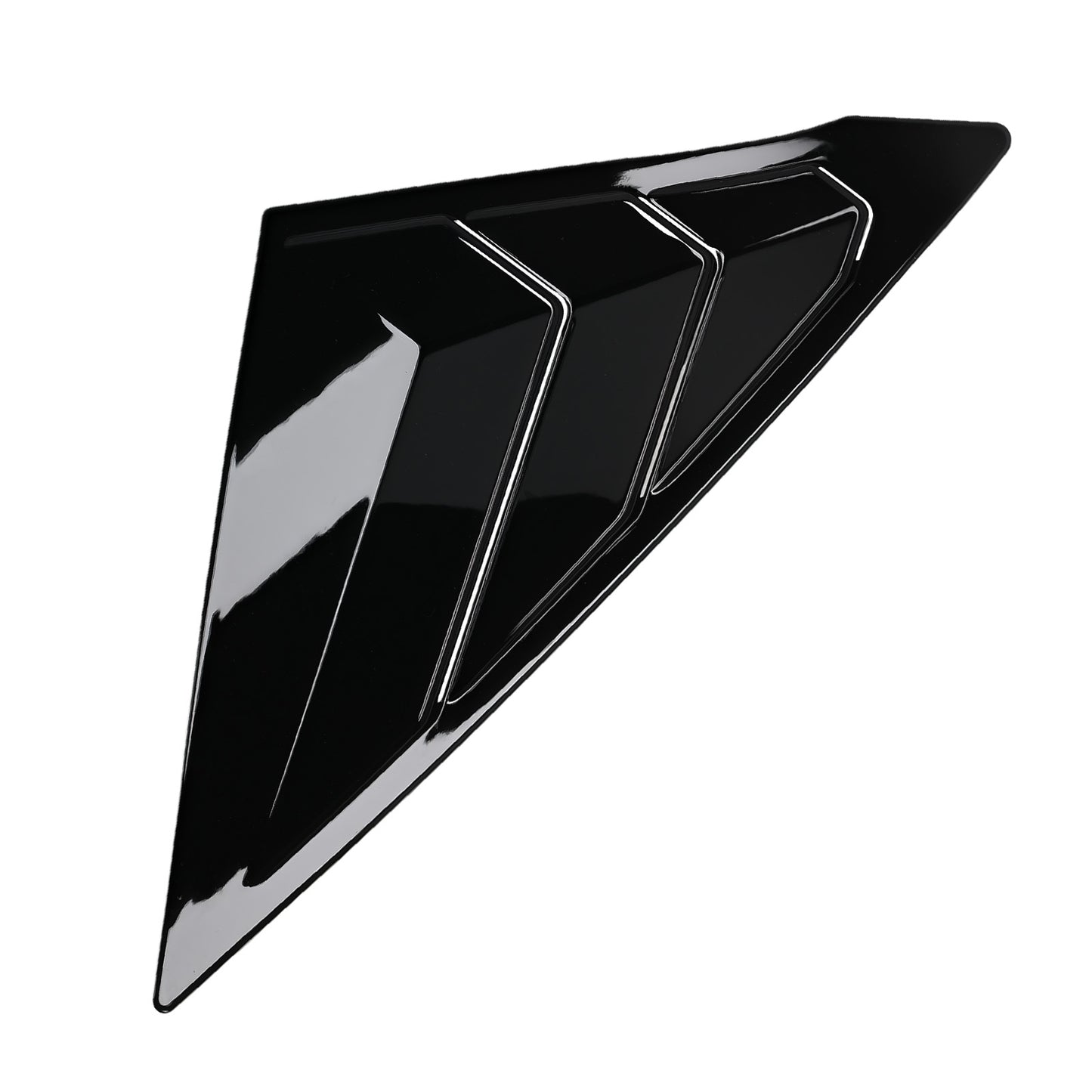 ABS Gloss Black Side Window Louvers compatible for Honda Civic Sedan 2022-2025 2Pc