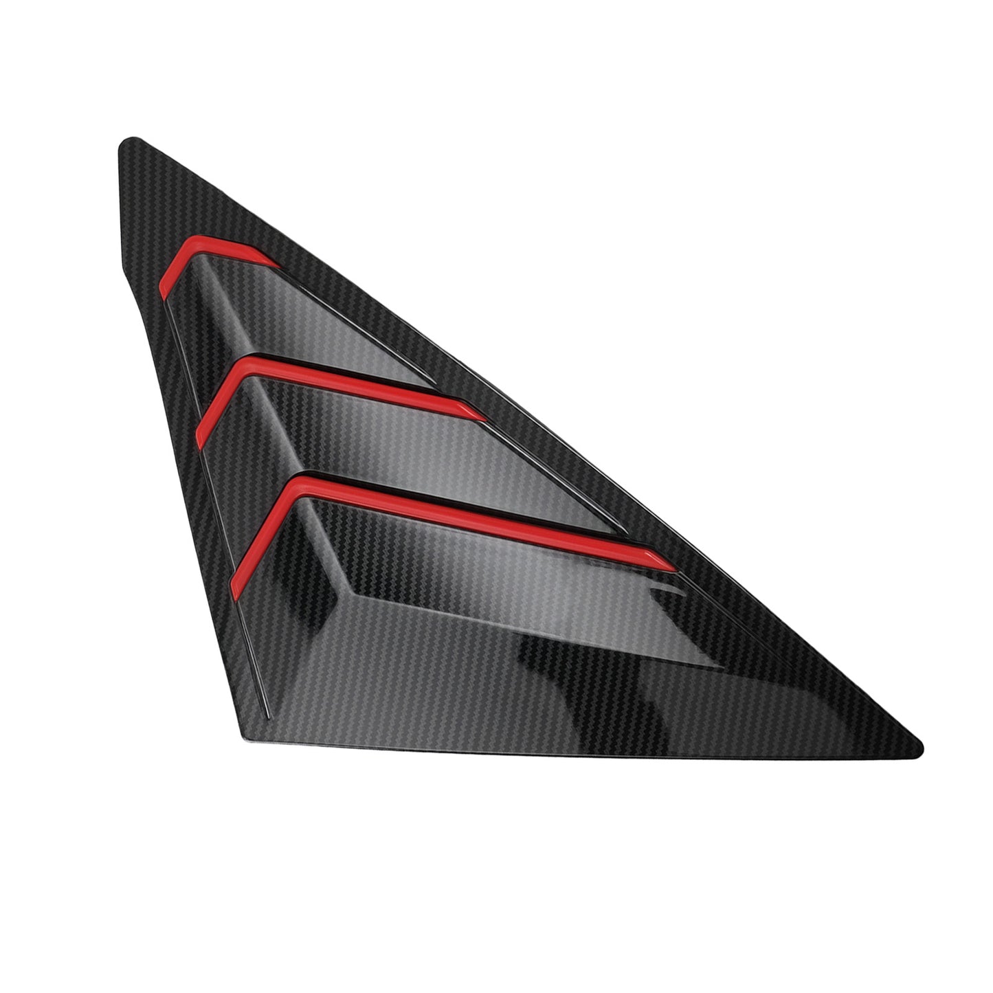 Car Window Louvers compatible For Honda Civic Sedan 2022-2024 Carbon Fiber Look