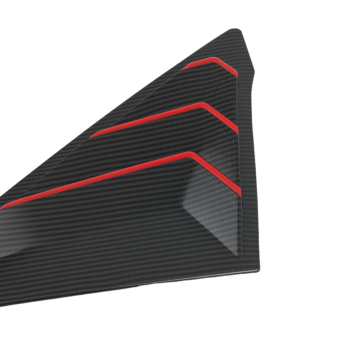 Car Window Louvers compatible For Honda Civic Sedan 2022-2024 Carbon Fiber Look