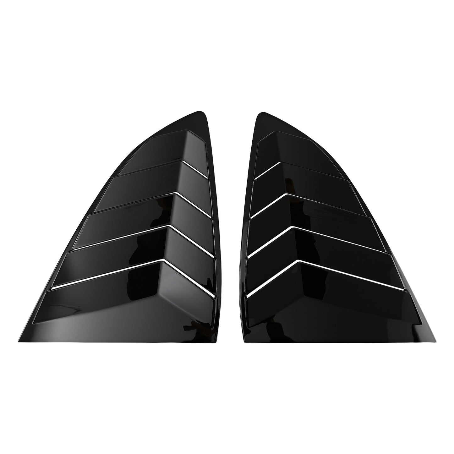 Rear GlossSide Window Louvers Scoop Panel compatible for Honda CR-V 2017-2020