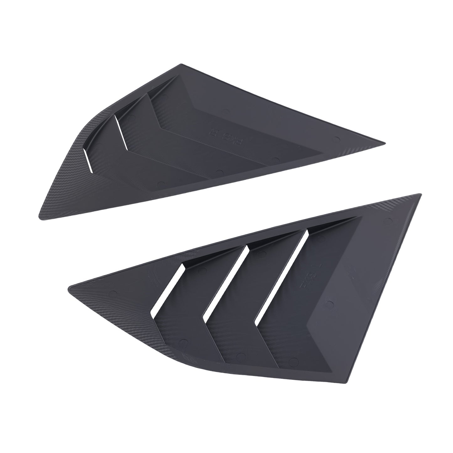 ABS Carbon Fiber Look Side Louvers compatible for Ford Focus MK3 2012-2018 Window