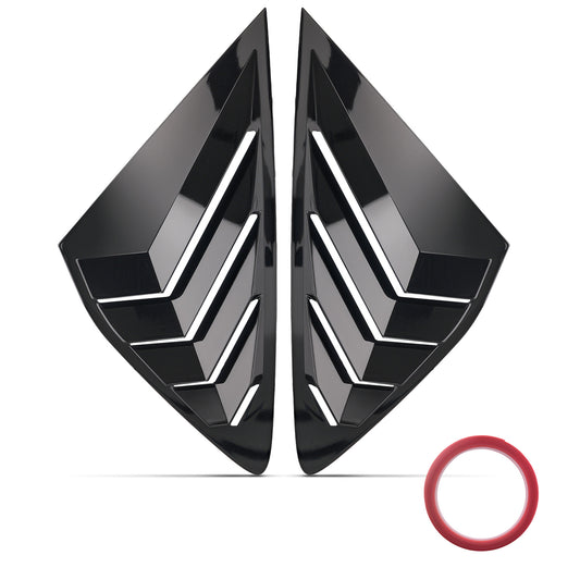 ABS Black Gloss Side Window Louvers compatible for Honda Accord 2023-2025 2PC