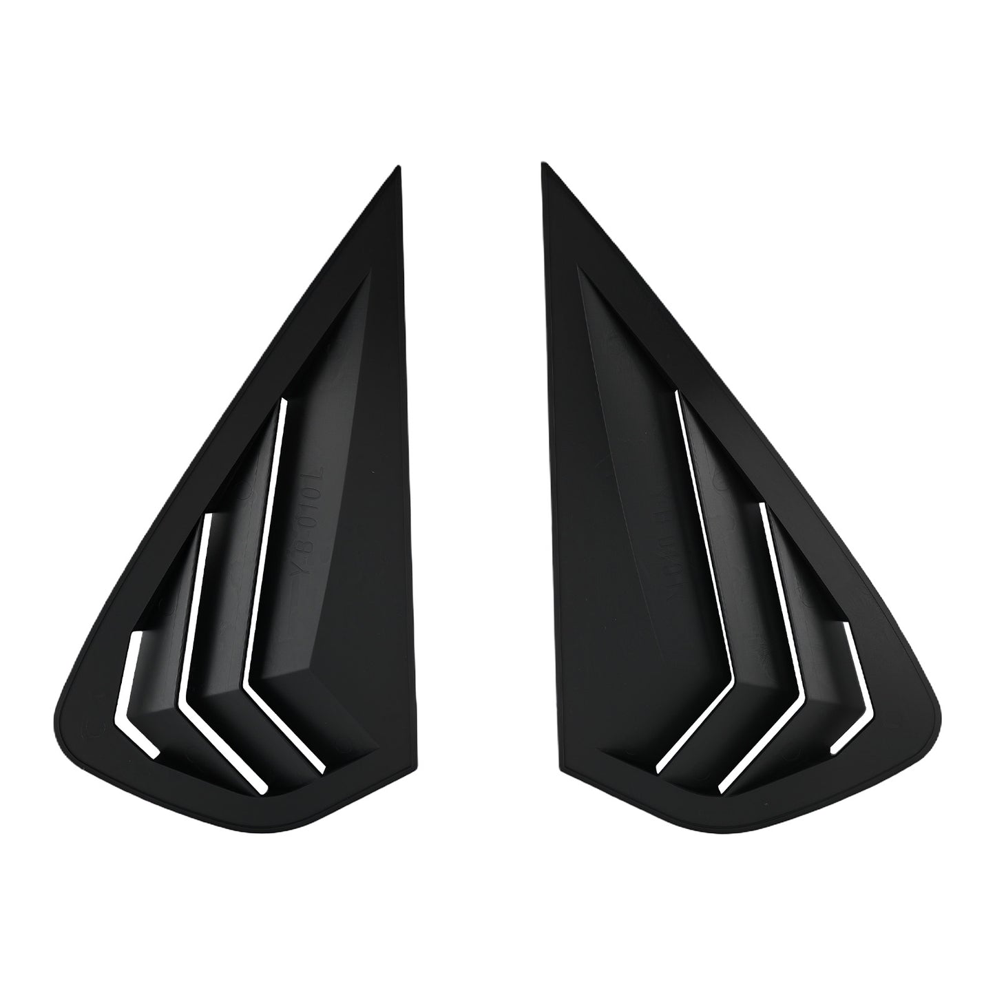 ABS Gloss Black Side Window Louvers compatible for Kia K3 Forte 2019-2022 Painted