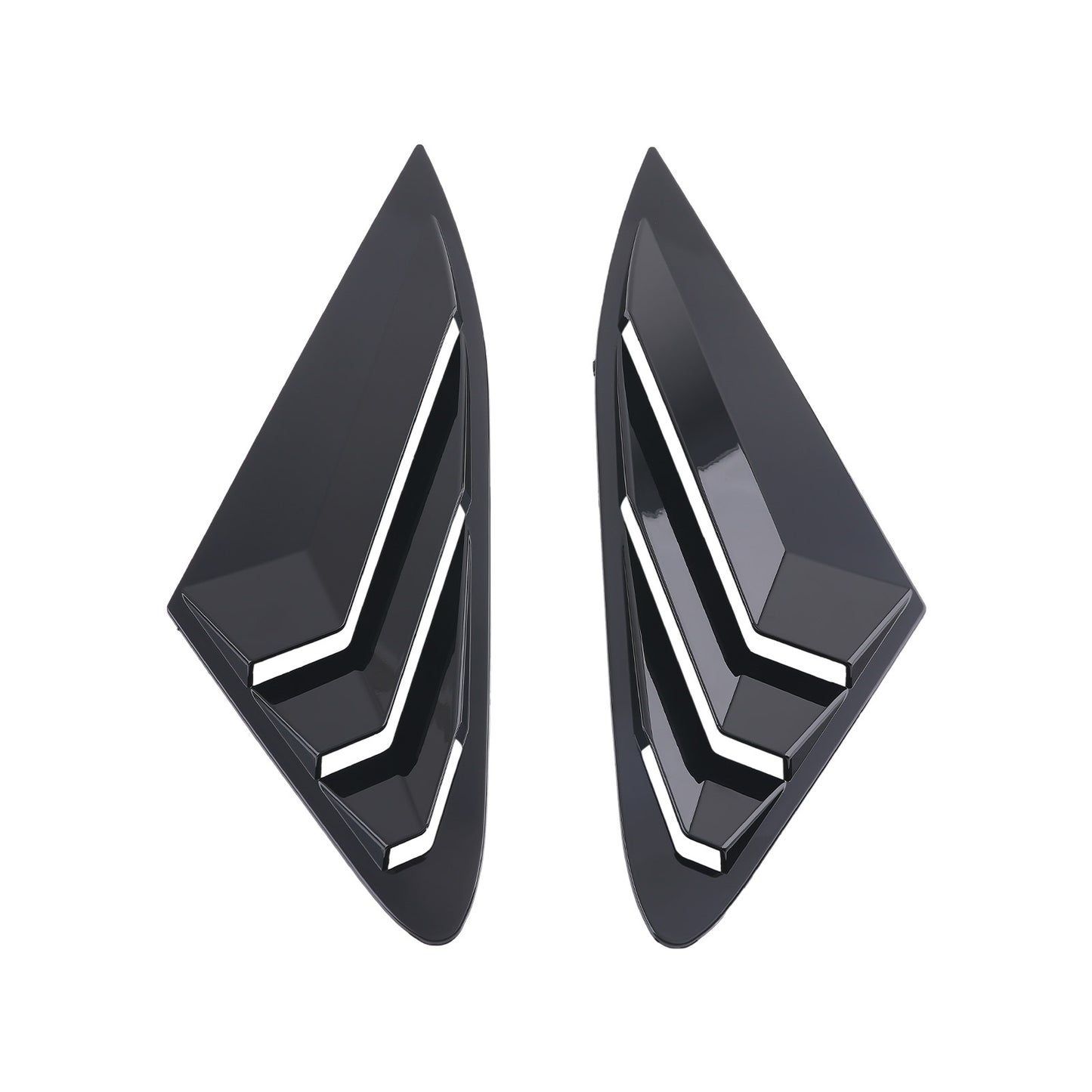 Car Louvers Quarter Window compatible for Kia K5 LX LXS GT 2021-2025 Side Black