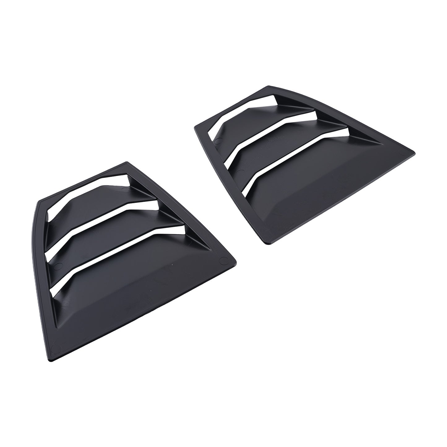 Gloss Black Side Window Louvers ABS compatible for Mazda 3 Axela 2014-2018 Plastic