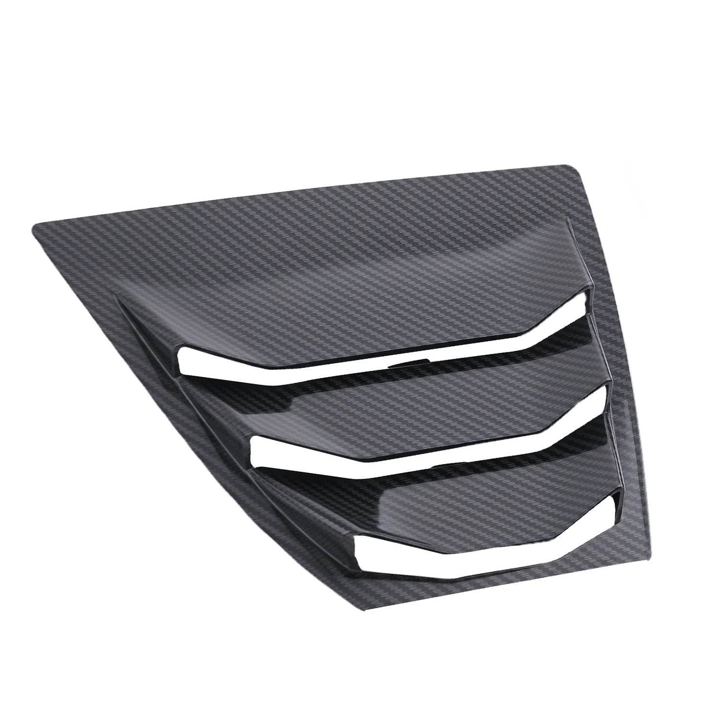 ABS Carbon Fiber Side compatible For Vent Window Scoop Louver compatible For Mazda 3 Axela 2014-2018