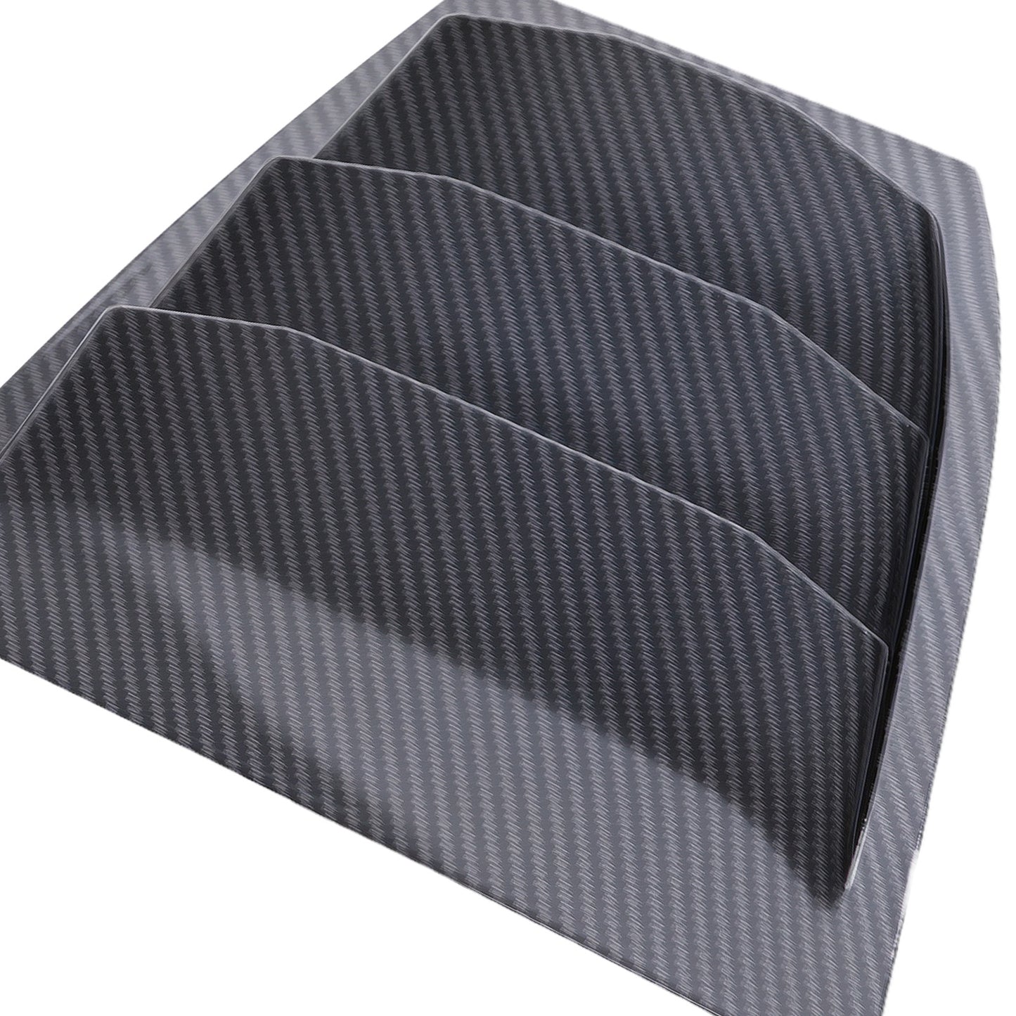 ABS Carbon Fiber Side compatible For Vent Window Scoop Louver compatible For Mazda 3 Axela 2014-2018