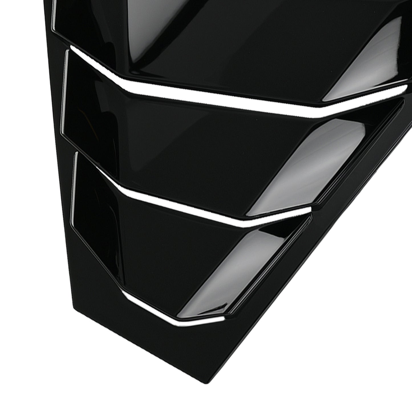 ABS Gloss Black Side Window Louvers compatible for Nissan Altima 2019-2023 Painted