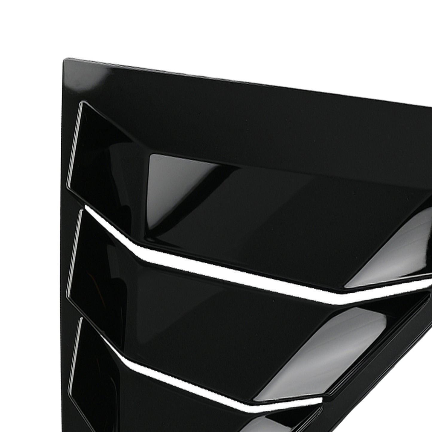 ABS Gloss Black Side Window Louvers compatible for Nissan Altima 2019-2023 Painted