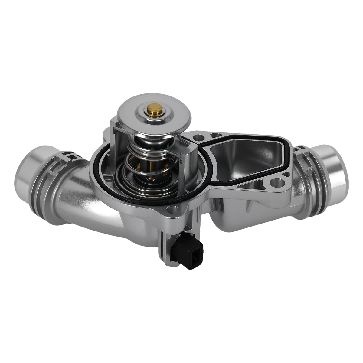 Aluminum Thermostat Housing compatible For BMW 325i 330i 2001-2005 11531437040