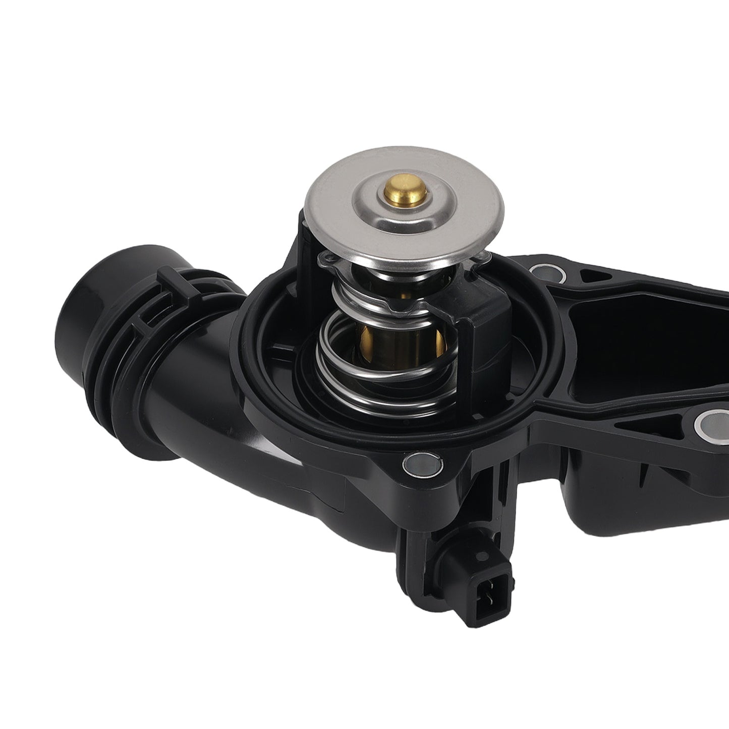 Front Engine Thermostat Kit compatible For BMW 325i X3 2001-2006 11537509227 w/Housing