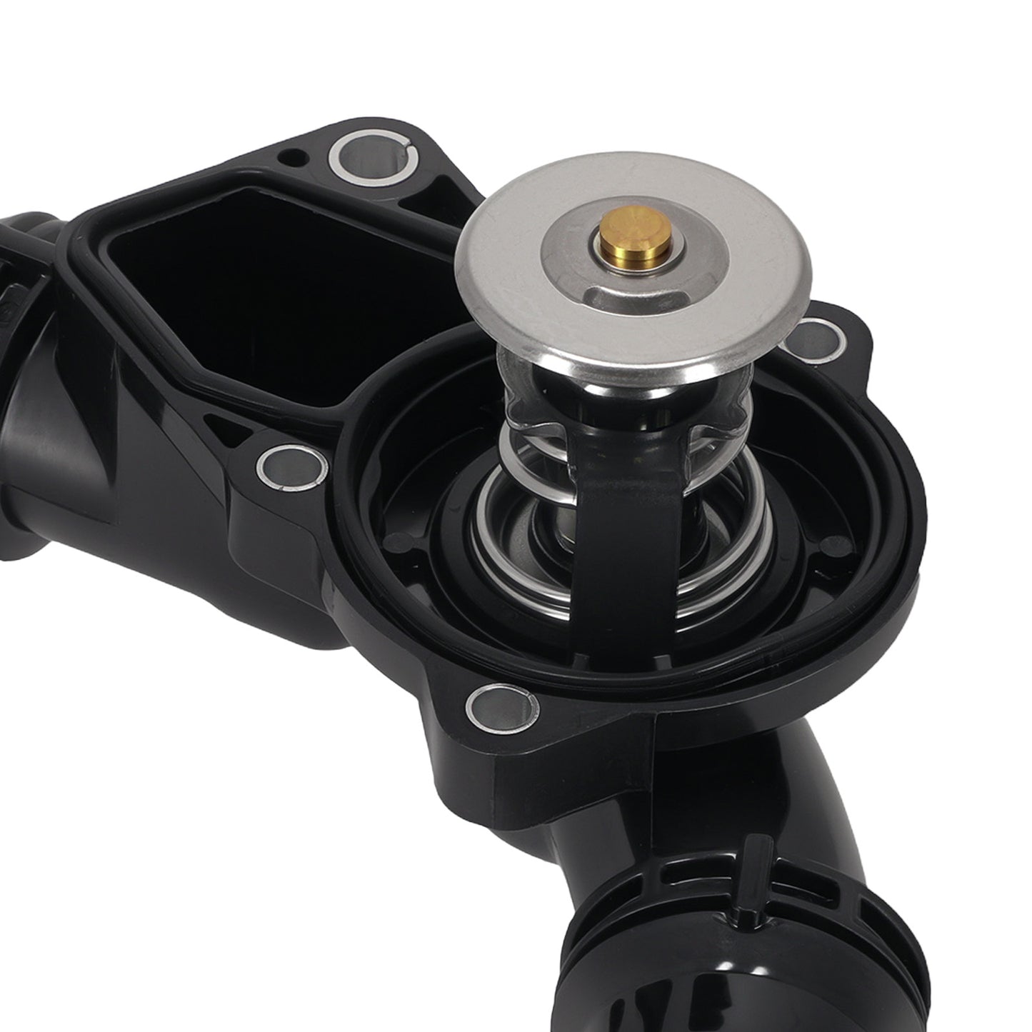 Front Engine Thermostat Kit compatible For BMW 325i X3 2001-2006 11537509227 w/Housing