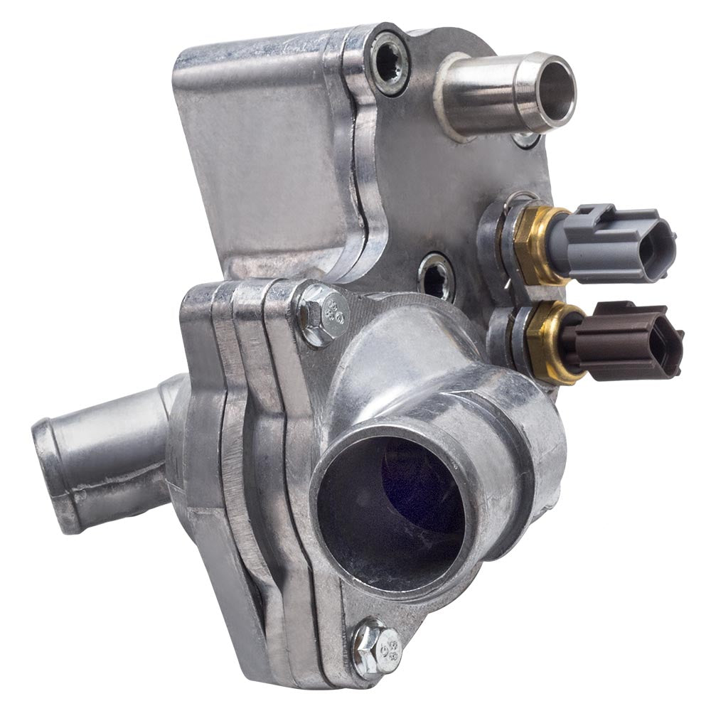 Aluminum Metal Thermostat Housing compatible For Ford Explorer Mountaineer 4.0L 2002-2010