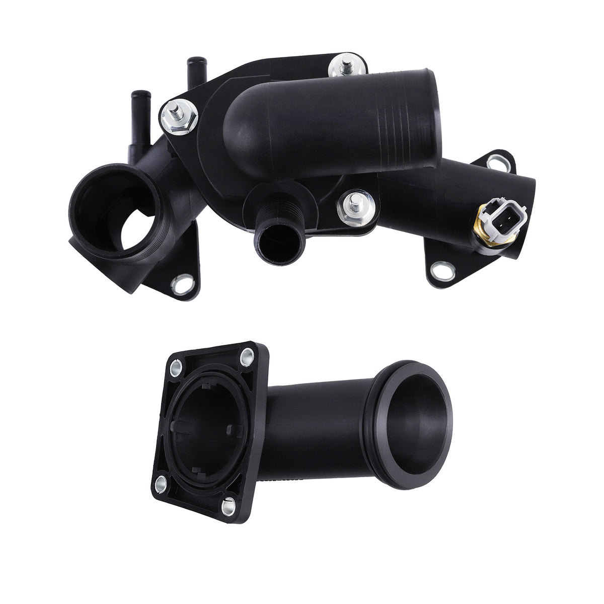 Thermostat Housing with Thermostat compatible For Jaguar XJ8L/S-Type/XJ/XJ Super/S-Type R