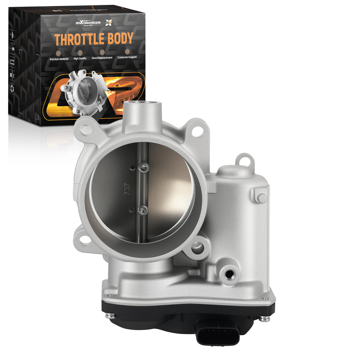 Throttle Body compatible For Mazda 3 6 CX-5 CX-30 L4 2.5L 2018 2019 2020-2022 PYFS13640