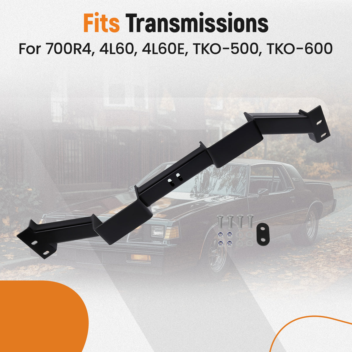 Double-Hump Transmission Crossmember compatible For Chevy Monte Carlo G-Body 1978-1988 New