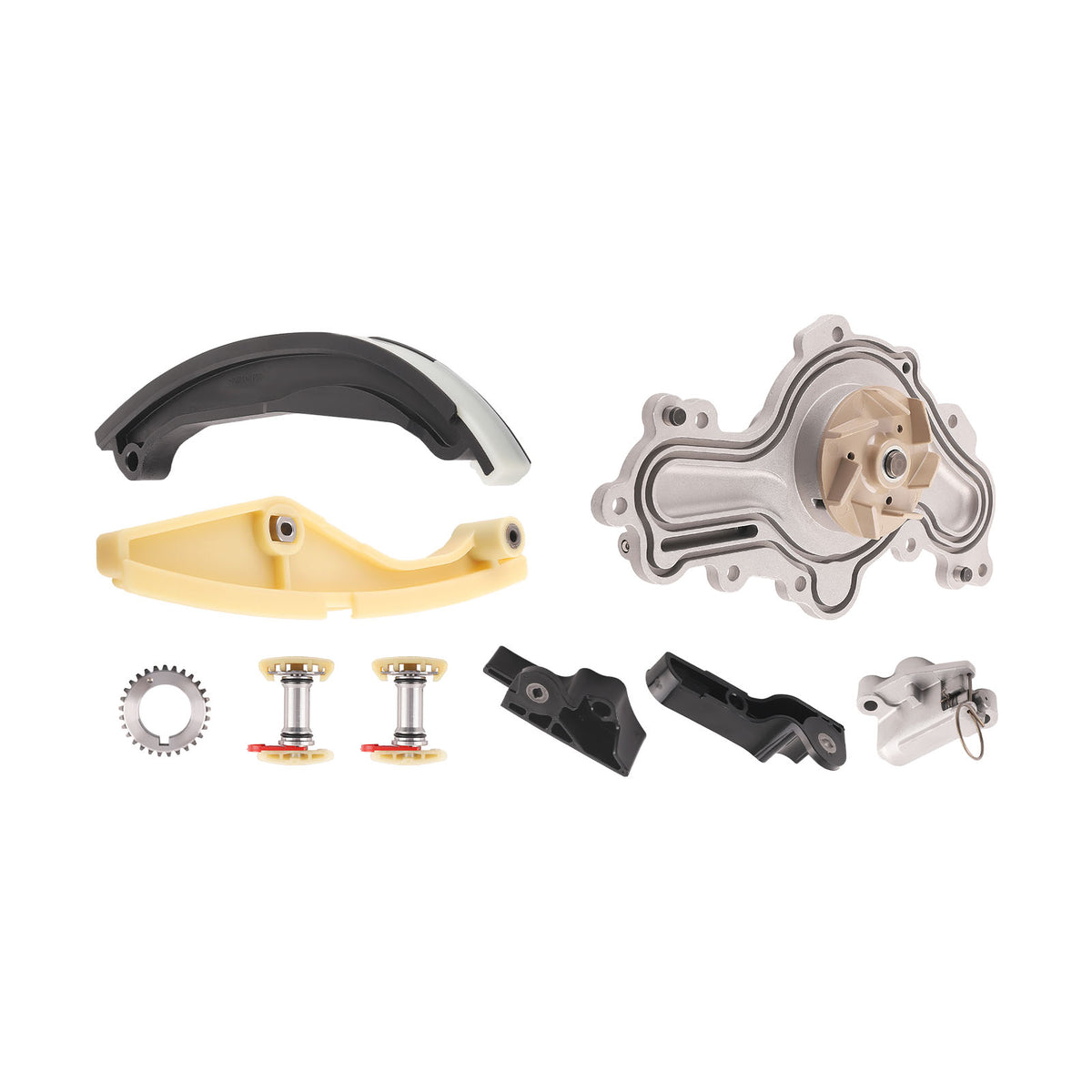 Timing Chain Water Pump w/ Gasket Kit compatible For Ford Police compatible For Interceptor Sedan/Utility
