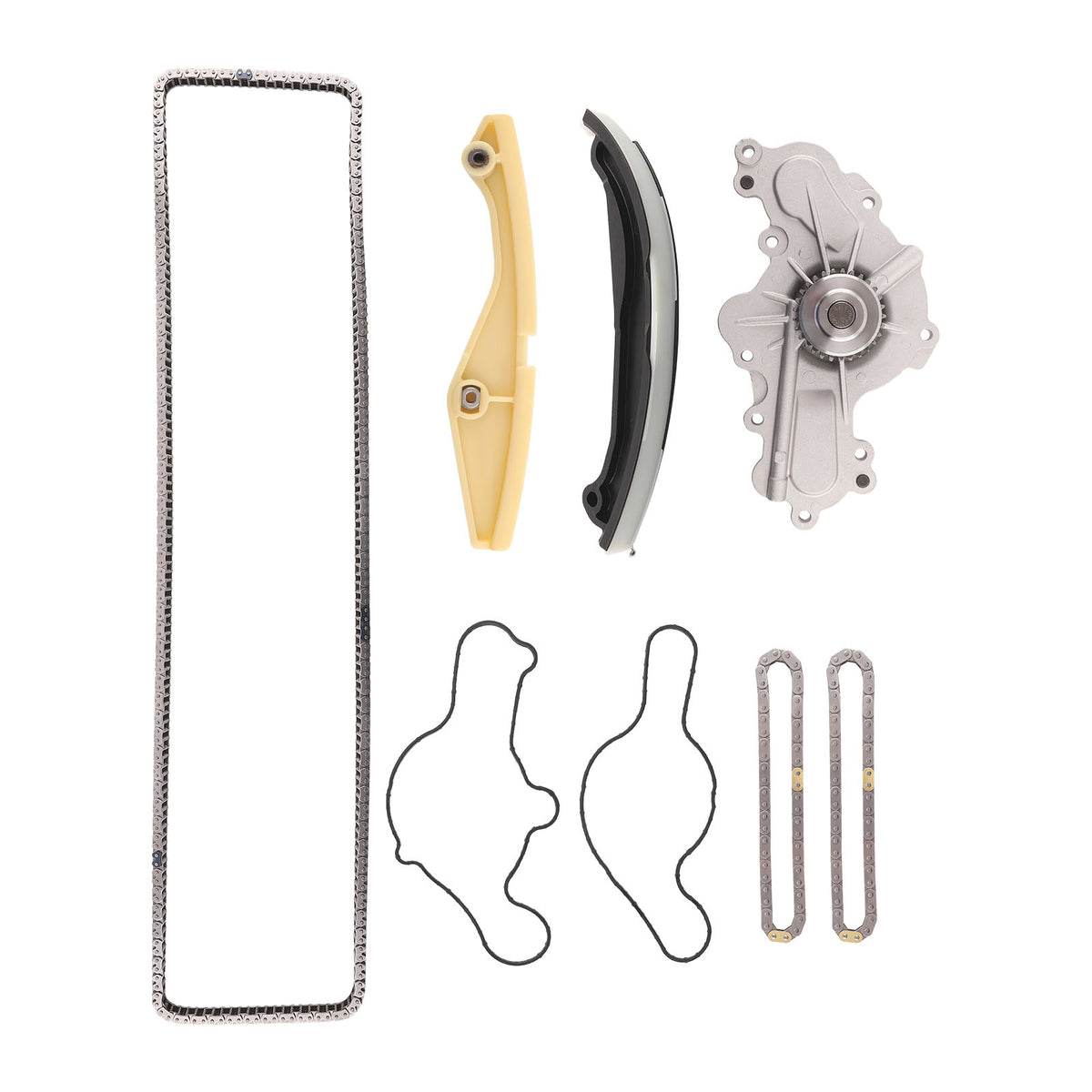 Timing Chain Water Pump w/ Gasket Kit compatible For Ford Police compatible For Interceptor Sedan/Utility