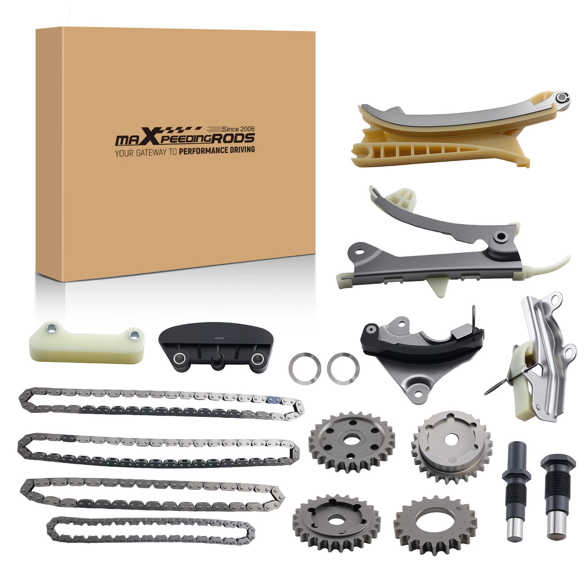 Engine Timing Chain Kit compatible For Ford Sport Trac 4.0L 2003-2010 2L2Z6K297AA