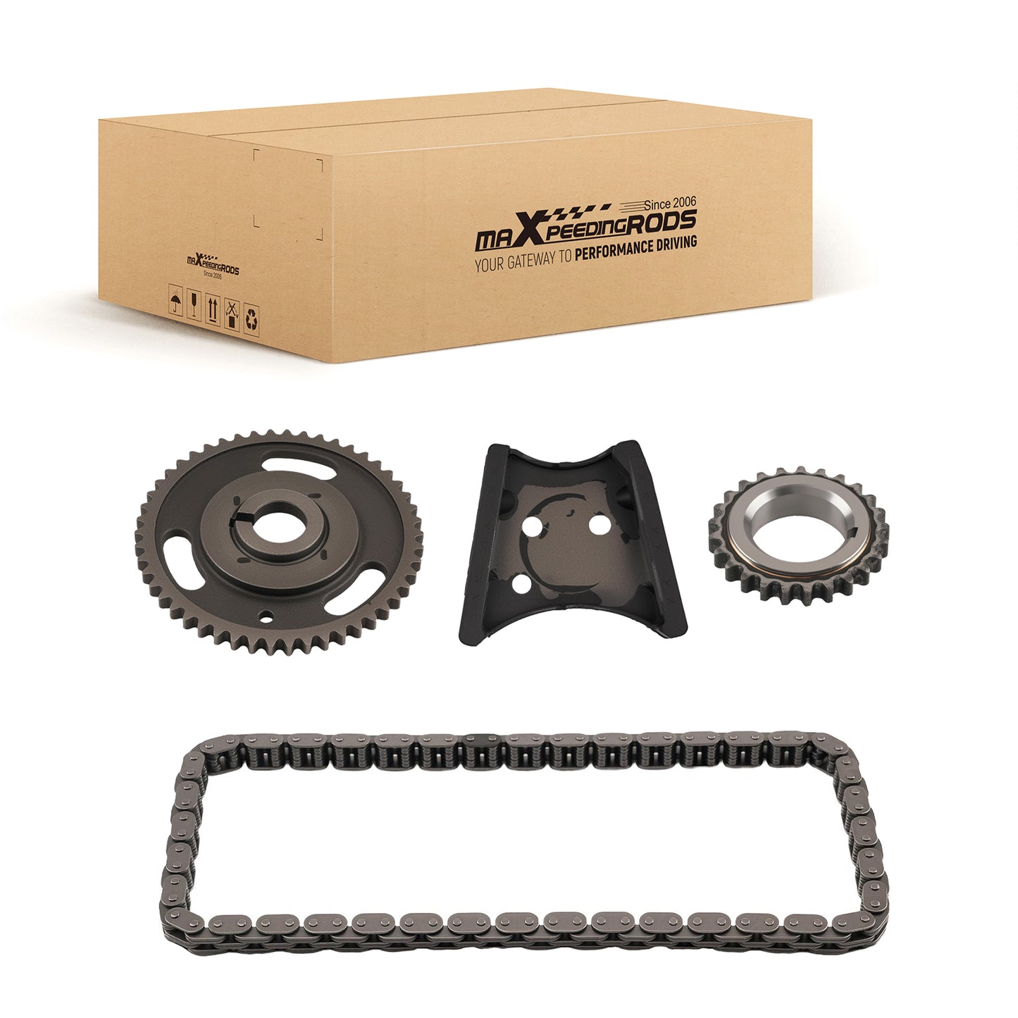 4x Engine Timing Chain Set compatible For Buick Regal Chevrolet Equinox Oldismobile compatible For Pontiac