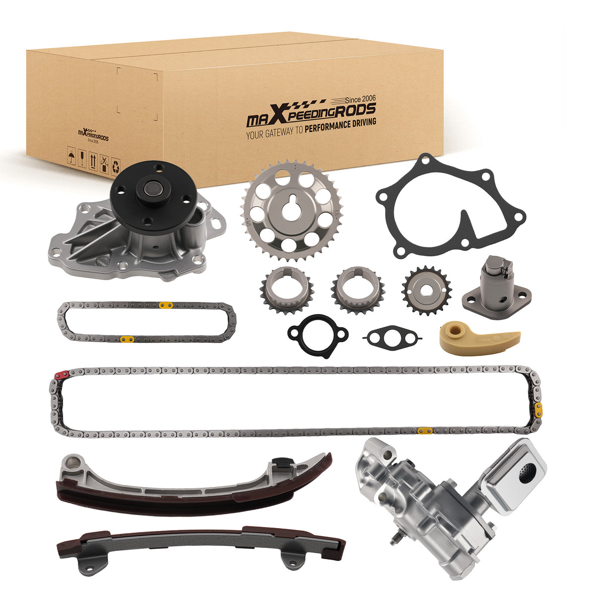 Engine Timing Chain Kit compatible For Lexus HS250h 2.4L DOHC 2010-2012 13540-0H010