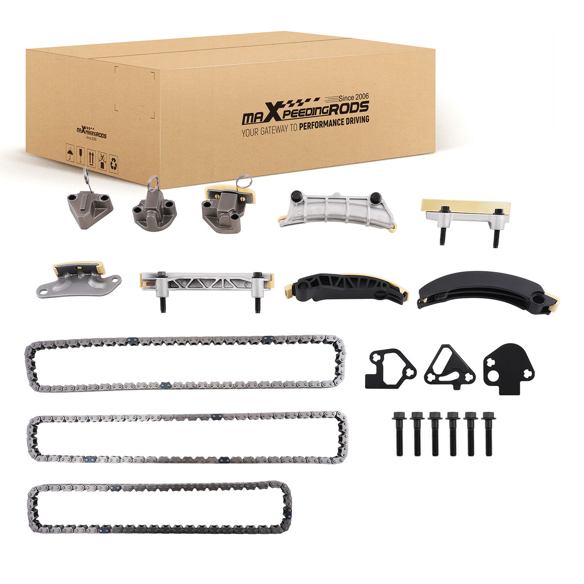 Timing Chain Kit compatible For Buick Enclave Chevy Impala compatible For GMC Cadillac 3.6L 12633456