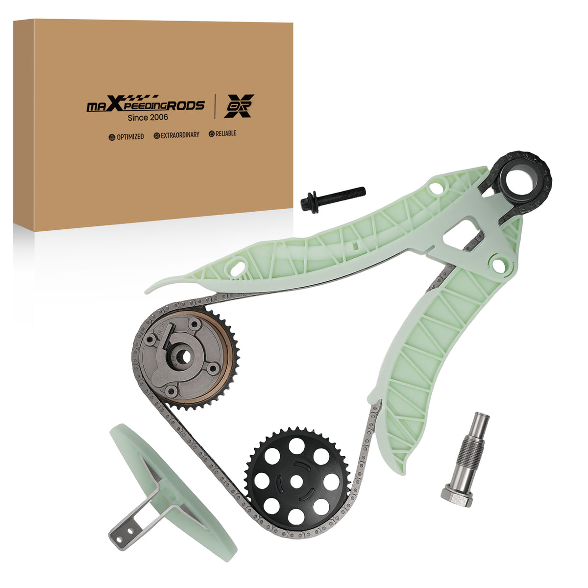 Complete Chain Timing Kit compatible For Mini Cooper 1.6L 2007-2012 11367545862 8pc Set