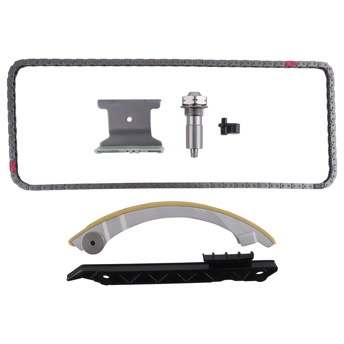 Timing Chain Kit compatible For Buick/Chevy/GMC 2000-2015 9-4201SX 12680750 w/ Guide Rail