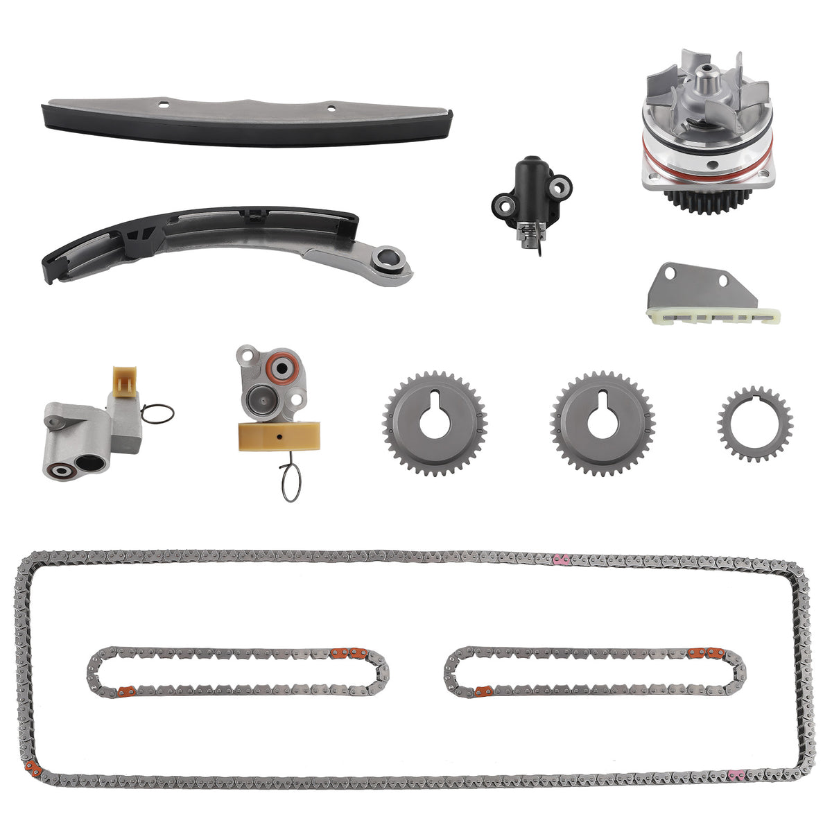 Timing Chain Kit Water Pump compatible For Nissan Quest Altima Maxima 3.5L V6 2004-15