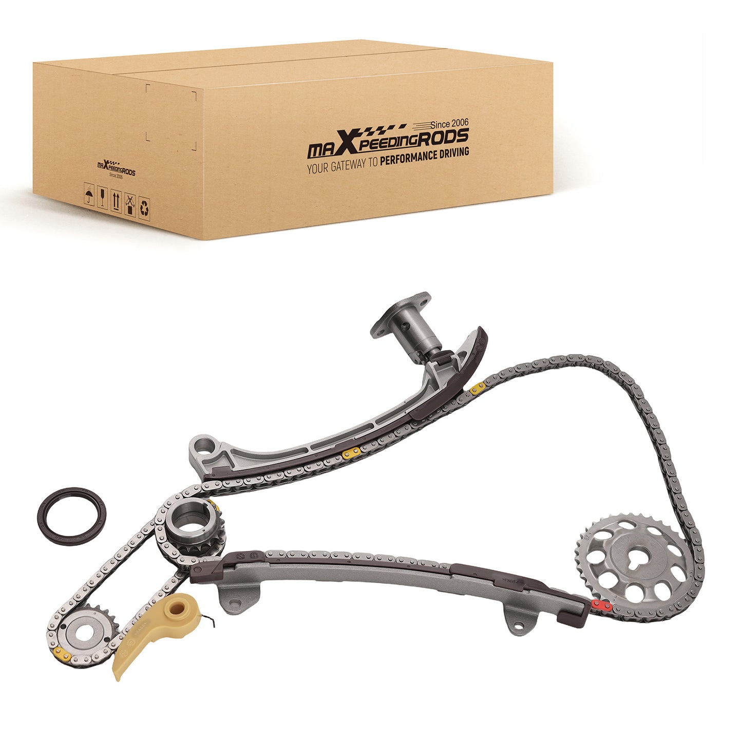 Front Timing Chain Kit 134L compatible For Toyota Camry RAV4 2002-2013 9-0752S