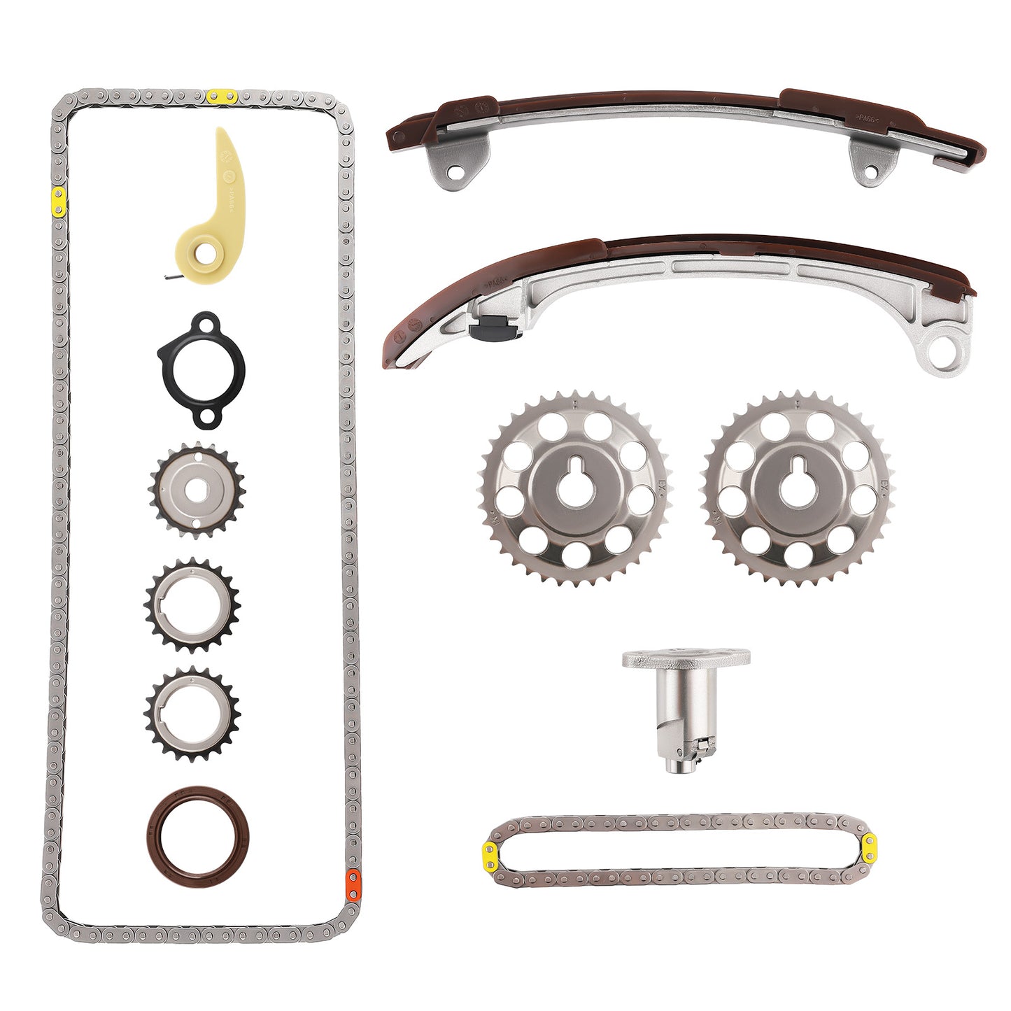 Timing Chain Kit compatible For Toyota RAV4 Camry Corolla 2.0 2.4 L 2AZFE 1AZFE
