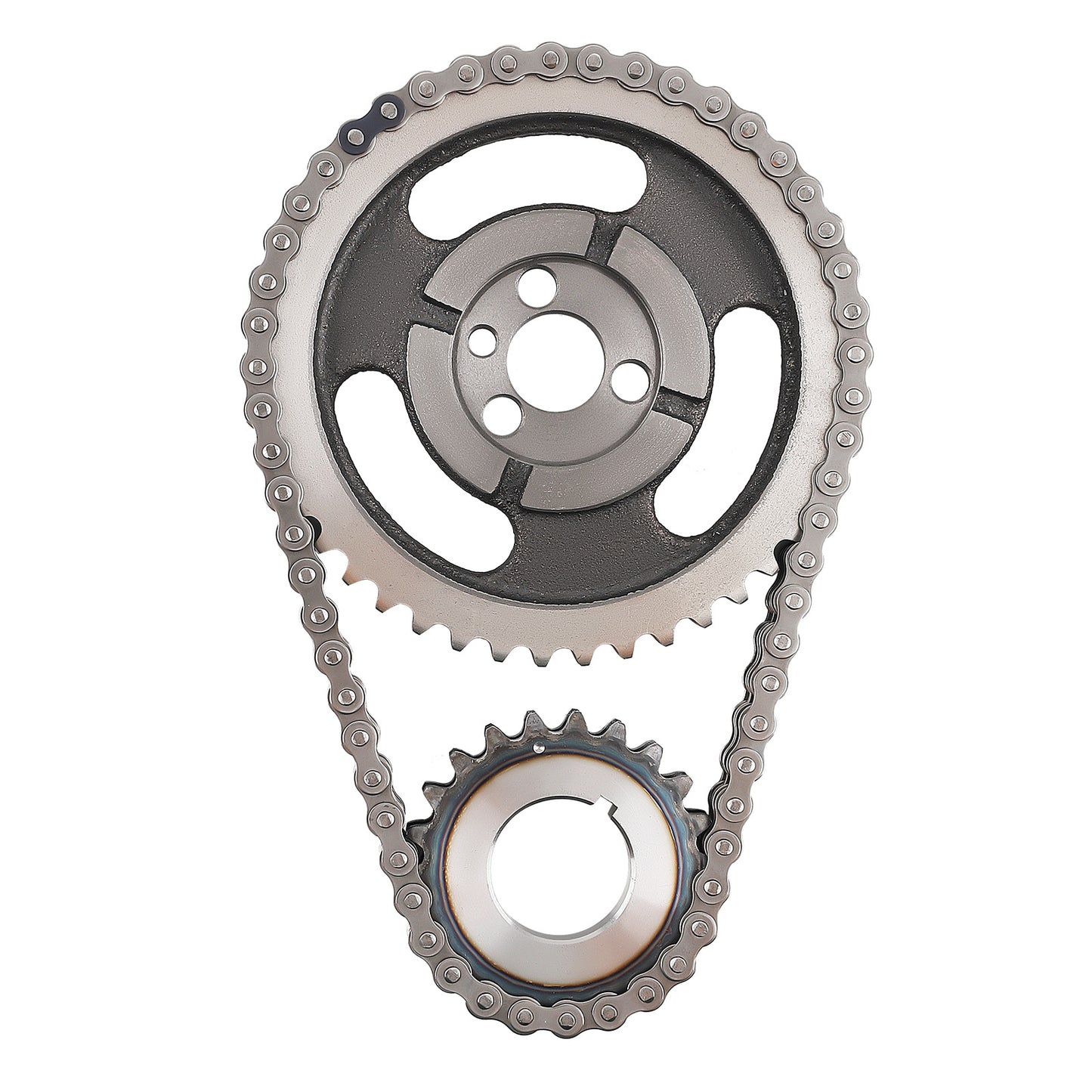 Double Roller Timing Chain Set compatible For Chevrolet SBC 283 305 327 350 383 400 5.7L HD