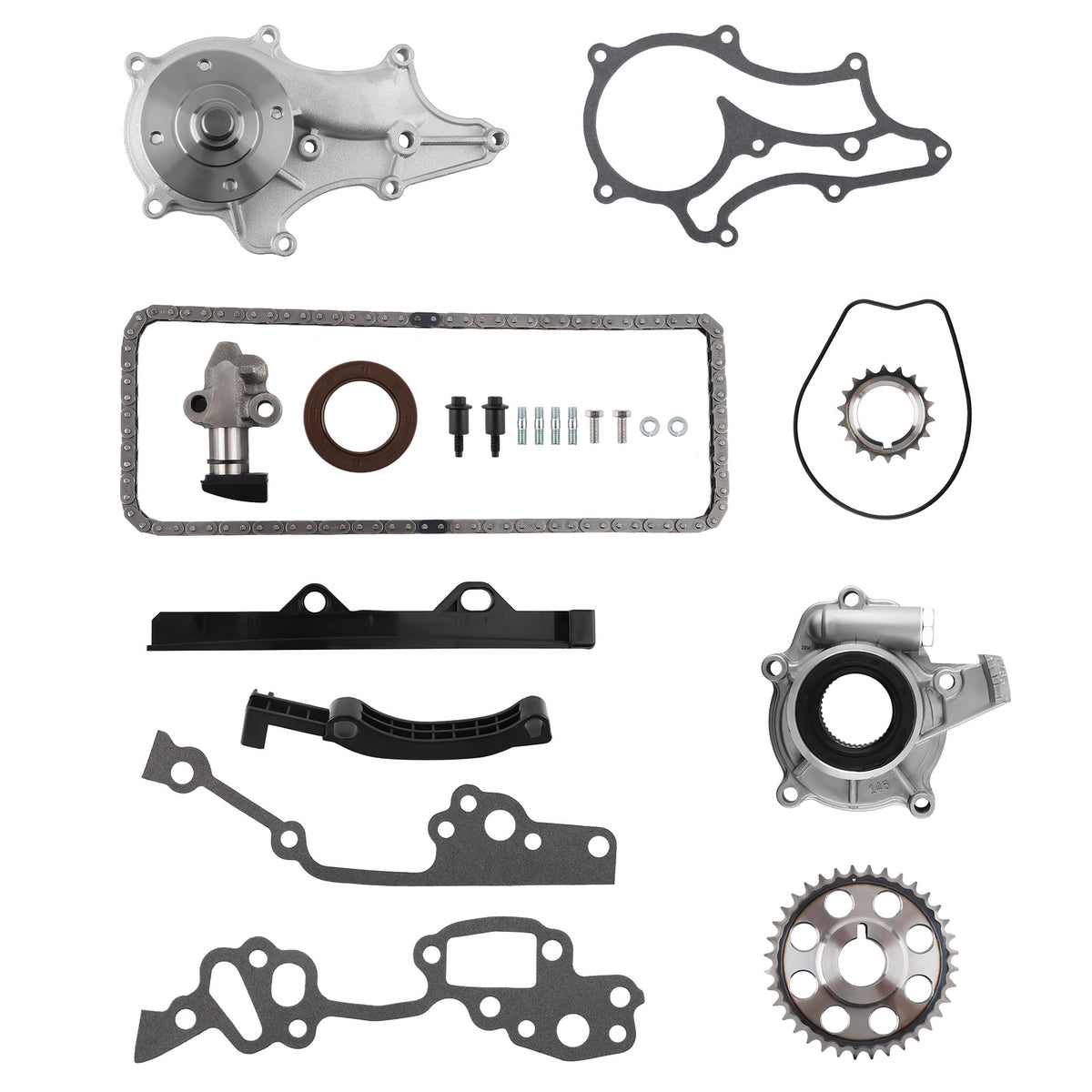 Timing Chain Kit Cover compatible For Toyota 4Runner Pickup 2.4 SOHC 22R 22RE 85-95