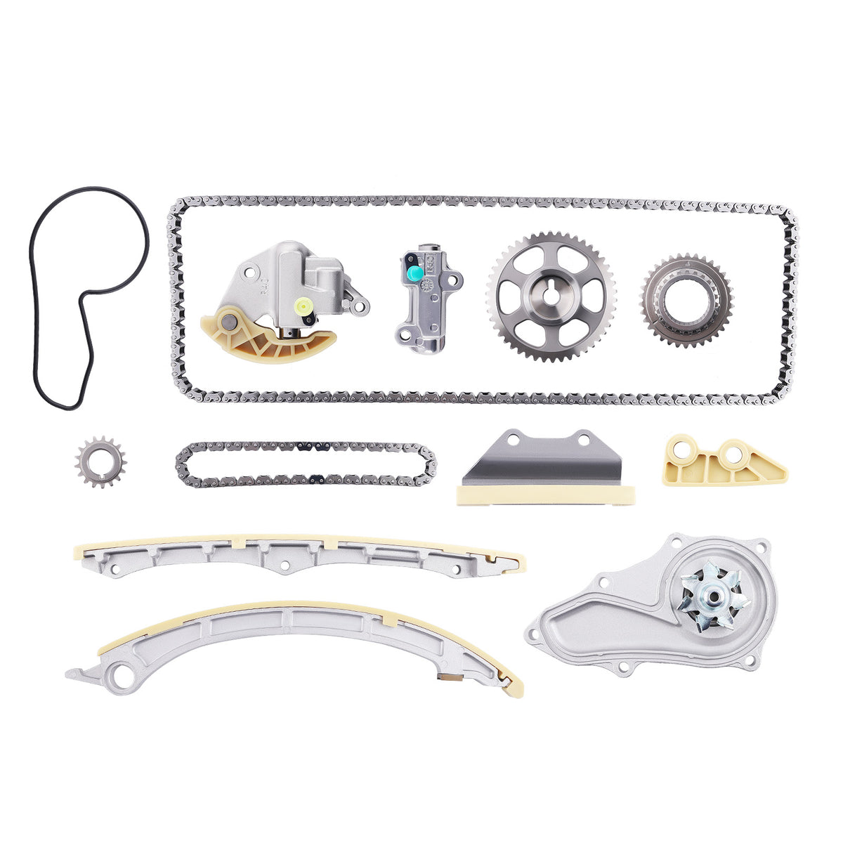 Timing Chain Kit Water Pump compatible For Honda Accord CR-V Civic compatible For Acura TSX 2.4L 08-13