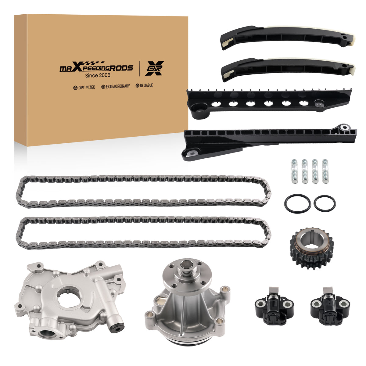 Engine Timing Chain Kit compatible For Ford Expedition 5.4L 24 Valve 2005-2008