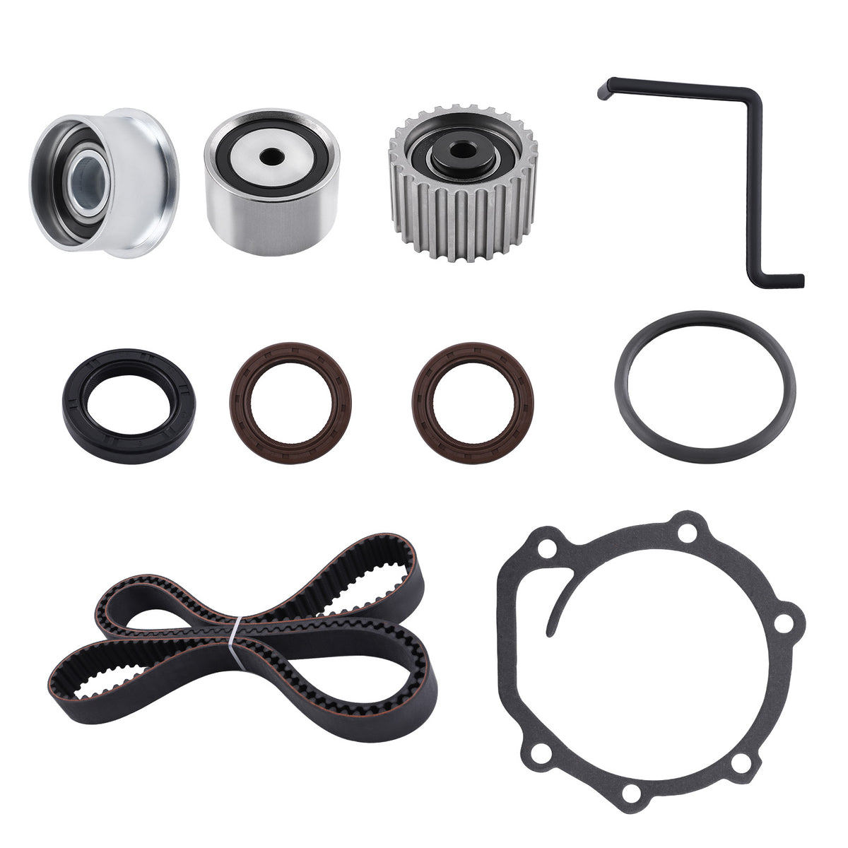Timing Belt Kit Water Pump compatible For Subaru Impreza compatible For Forester Outback EJ253 2.5L SOHC