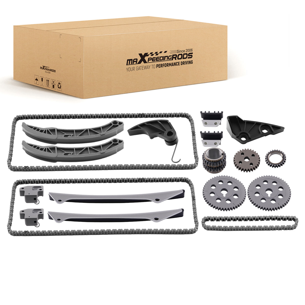 Full Timing Chain Kit compatible For Kia Sedona 3.5L 3.8L V6 2006-2012 243123C100